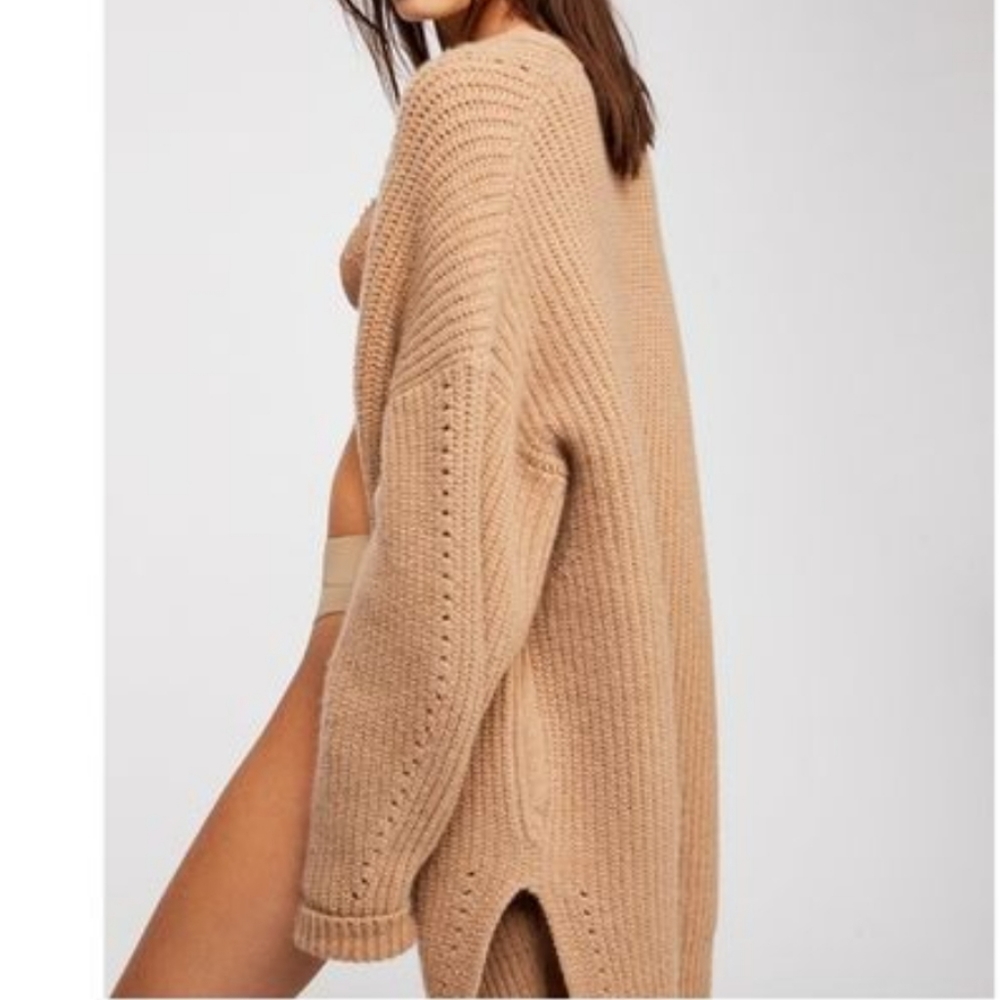 ISO Free People Starling Cardi in Camel